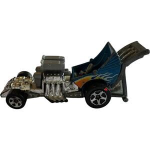 Hot Wheels Chrome Dragster Flame Die-Cast